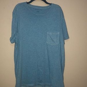 Casual baby blue American eagle shirt